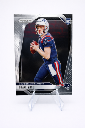 Drake Maye – 2024 Panini Prizm Rookie RC #329 | New England Patriots