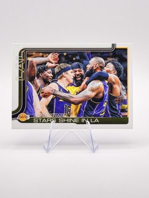 Los Angeles Lakers Showtime Stars Shine in LA | NBA Team Card | Topps