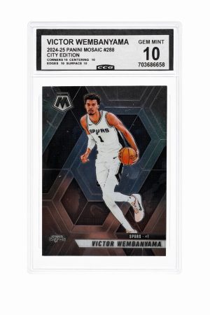 Panini 2024-25 Mosaic Victor Wembanyama #31 City Edition Spurs CCG Gem Mint