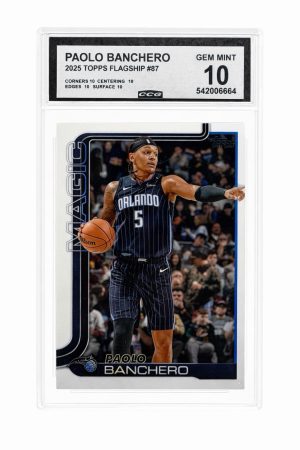 Paolo Banchero 2025 Topps Flagship #87 CCG 10 GEM MINT Orlando Magic