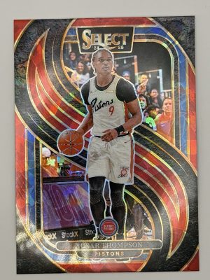 2024-25 Panini Select - Premier Level Ausar Thompson #153 Red Cracked Ice Prizm