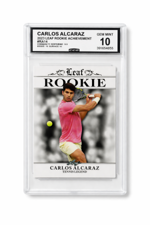 Carlos Alcaraz Leaf Gem Mint 10 Rookie