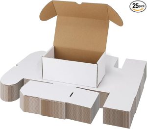 BCW 200 Count Trading Card Storage Box | Cardboard Organizer for Sports and Gaming Cards | Durable 200 lb. Test Strength | Assembly Required | 10 Pack