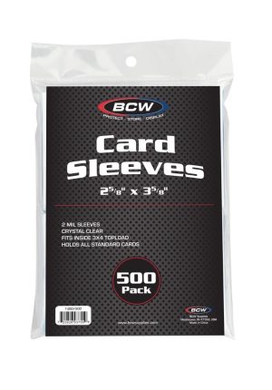 BCW Standard Card Sleeves - 1) 500 Pack