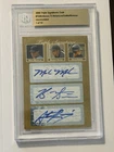 2008 Triple Signatures Gold /10 Melancon Suttle Romine Auto BGS
