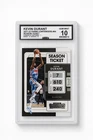 Kevin Durant CCG Gem Mint 10 — 2021-22 Panini Contenders Season Ticket #84