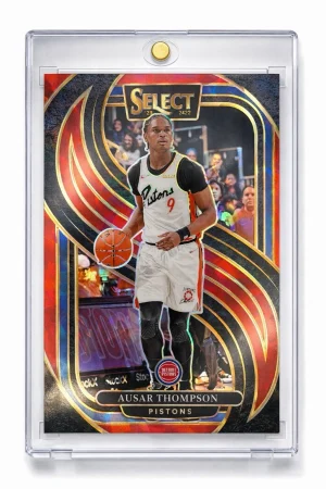 Ausar Thompson Select Rookie Red Prizm Pistons RC SSP Panini 2023-24