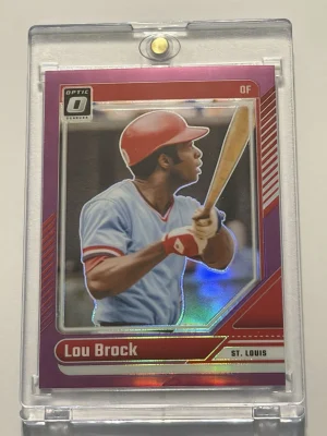 Lou Brock 2024 Panini Donruss optic