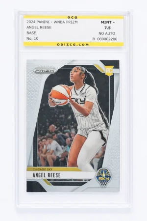 2024 Panini WNBA Prizm Angel Reese RC #10 OCG Mint- 7.5 Chicago Sky Rookie