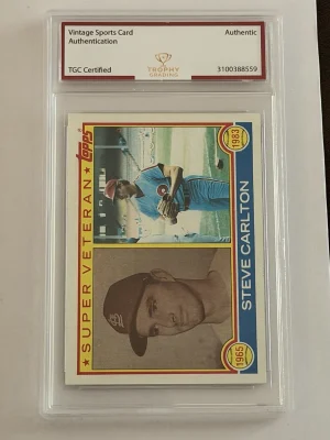 1983 Topps - Super Veteran Steve Carlton #71