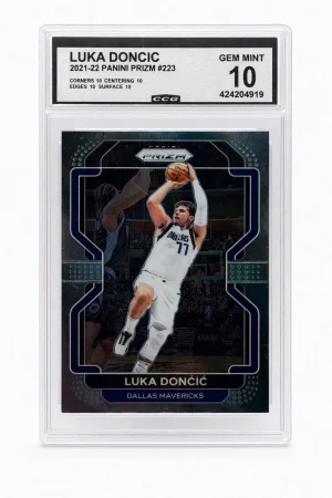 2023-24 Panini NBA Hoops - Hoops Tribute Luka Dončić #295 Hyper Red /99
