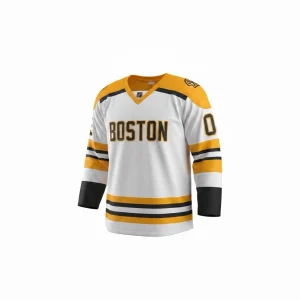 Gerry Cheevers Signed Boston Bruins Jersey #30 JSA Auto XL White