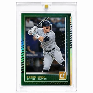 Aaron Judge 2024 Donruss Green Foil #50 New York Yankees Holo Parallel