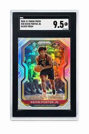 Kevin Porter Jr 2020-21 Prizm Silver RC SGC 9.5 Back Cavaliers #48