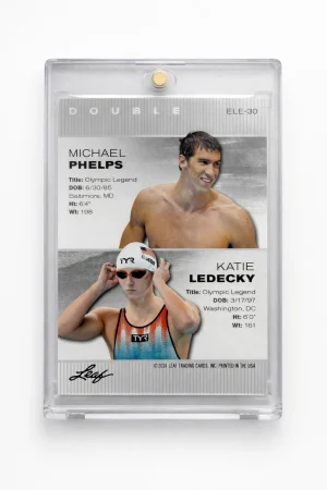 Michael Phelps & Katie Ledecky Olympic Legends Dual Card