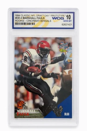 1994 Classic NFL Draft - Draft Day Prototypes Marshall Faulk #DD10 /9400 (RC)
