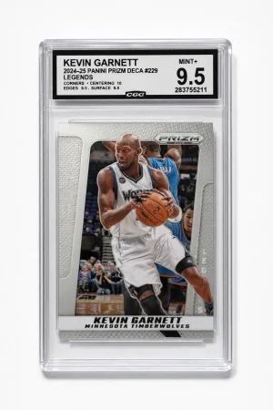 Kevin Garnett 2024-25 Panini Prizm Deca Legends #229 CCG 9.5 Mint+ Timberwolves
