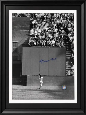 Willie Mays Autographed Professionally Framed 8x10 The Catch Photo Say Hey COA