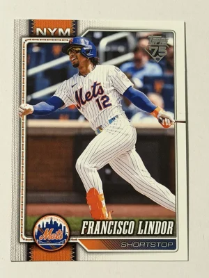 2026 Topps Series 1 - Francisco Lindor #123