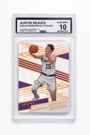 Austin Reaves 2024-25 Panini Revolution #51 CCG 10 Gem Mint Lakers