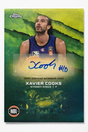 Xavier Cooks Auto A-XC Topps Chrome NBL Autograph Sydney Kings