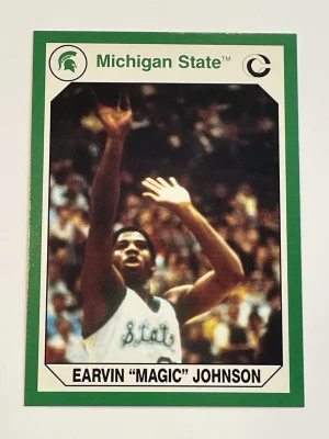 1990 Collegiate Collection Michigan State Spartans - Promos Magic Johnson #4...
