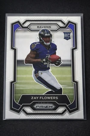 2023 Panini Prizm - Rookies Zay Flowers #307 Silver Prizm (RC)