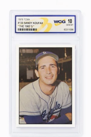 1978 TCMA The 1960's I - Sandy Koufax #1978-0130 Green Back
