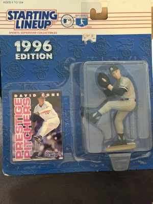 1996 DAVID CONE 1st New York Yankees N.Y. Starting Lineup