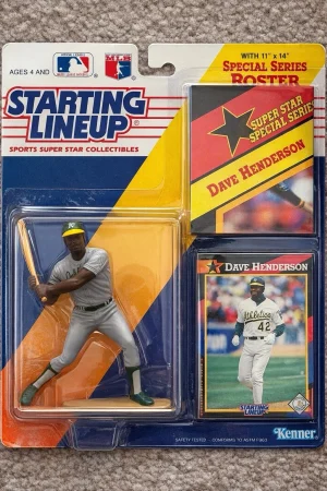 Dave Henderson Starting Lineup Figure + Card Sealed 🔥 A’s MLB