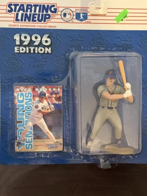 RICO BROGNA - New York Mets - Kenner Starting Lineup MLB SLU 1996 Figure & Card
