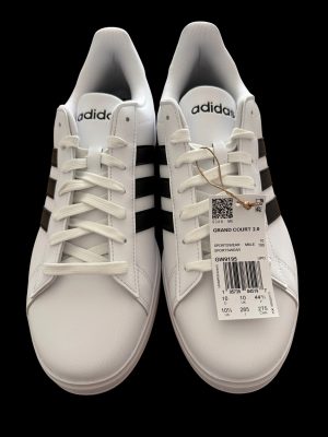 Size 10.5 - adidas Grand Court 2.0 White Black