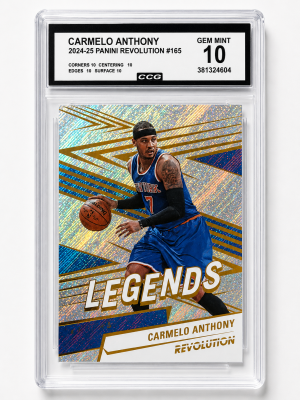 2024-25 Panini Revolution Legends Carmelo Anthony #165 CCG Gem Mint 10