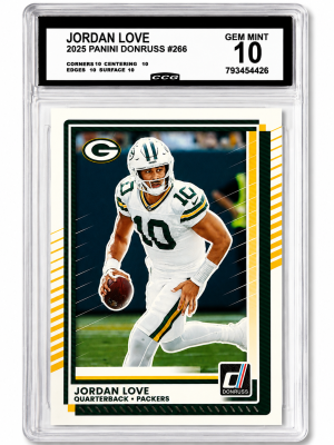 Jordan Love 2025 Panini Donruss #266 CCG 10 Gem Mint Packers Football Card