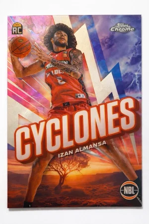 Izan Almansa Cyclones C-13 Topps Chrome NBL Insert Perth Wildcats RC