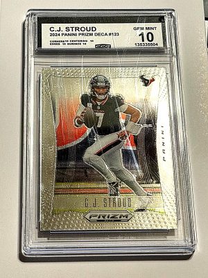 C.J. Stroud 2024 Panini Prizm DECA #123 CCG Gem Mint 10 Rookie RC